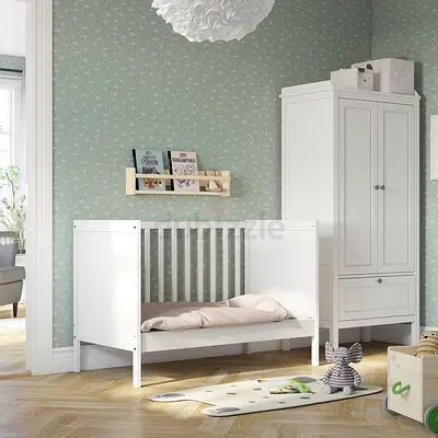 Baby Cot - with Mattress and Duvet