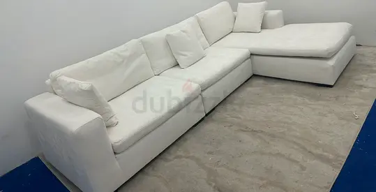 Same like new condition marina home lshape sofa