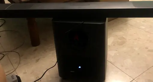 JBL 9.1 Soundbar and woofer