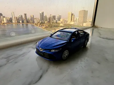 MSZI 1:43 2017-2022 Blue Toyota Camry diecast car