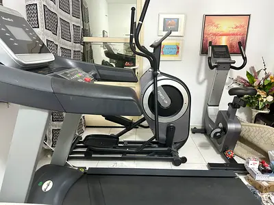 Treadmill, Elliptical Trainer and Exercise Bike - Good Condition Home Gym Set
