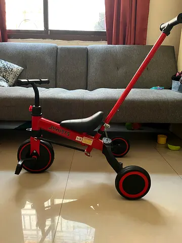 Red 3-Wheel Ride-On Toddler Scooter / Balance Bike - Good Condition