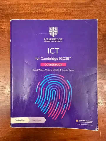 ICT COURSEBOOK CAMBRIDGE IGCSE