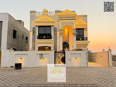Classic villa for sale in Al Helio 2, Ajman | 5 master bedrooms with air conditioning and close to a