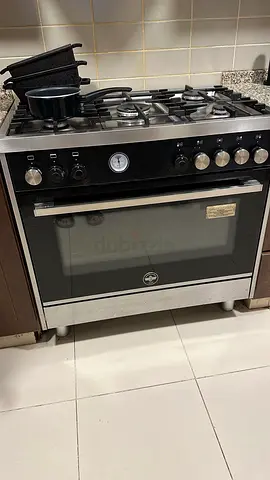Lagermania Gas Cooker 90x60cm 5barner Freestanding