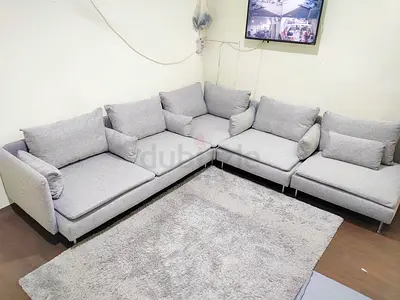 Ikea Sodhremn Corner Sofa Gray Excellent Condition