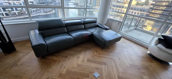 Premium Quality real leather electric recycliner lshape sofa comfortable From Koila living brand
