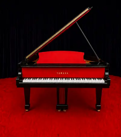Yamaha Crimson Noir Grand Piano | Bespoke Luxury Finish | Made in Japan