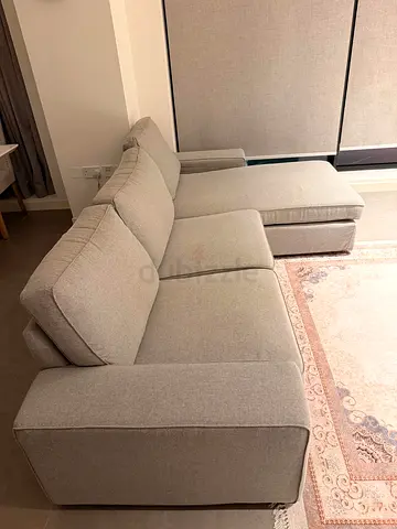 Comfortable Grey L-Shaped Sectional Sofa, IKEA, Perfect Condition
