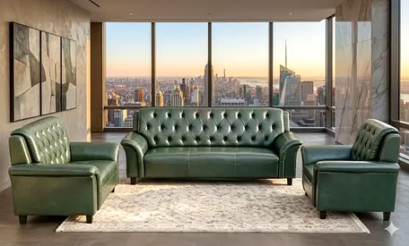 Sofa Leather 6 Seater