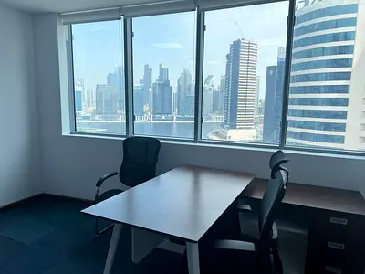 Furnished office space with 15 days free period