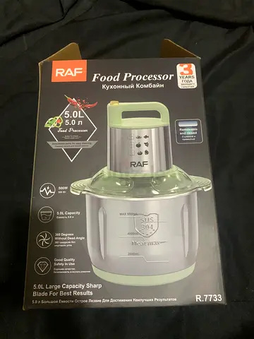 RAF 5.0L Food Processor