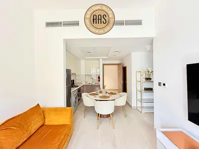Ready To Move•Fully Furnished 1BHK With Pool View•4 Cheques