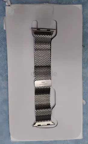Natural Titanium Milanese Loop 49mm Band for Apple Watch Ultra 3