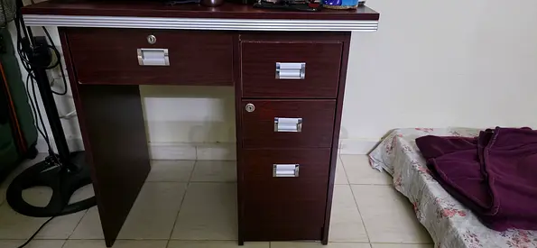 Ikea Single Bed for sale + computer table free
