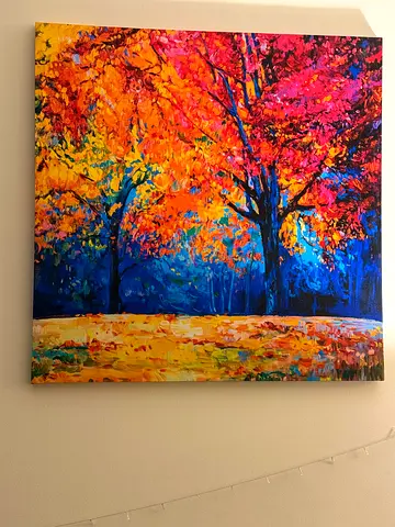 Canvas Painting- Framed Wall Art Set of 3
