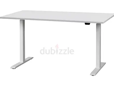 White IKEA Adjustable Standing Desk - Good Condition