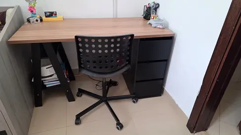 Writing desk with chair