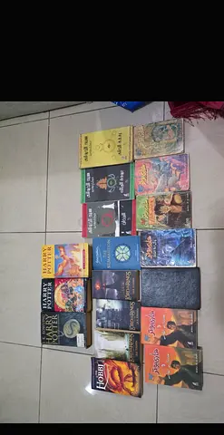 Collection of Fantasy Books Including Harry Potter and Lord of the Rings