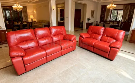Sofa Leather Recliner 5 Seater