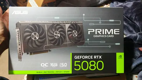 ASUS Prime GeForce RTX 5080 OC Edition – 16GB GDDR7 Graphics Card