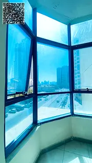 Spacious 2 BHK apartment featuring 4 washrooms, available for rent in Al Khor Tower ajman