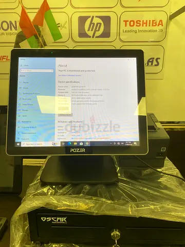 pozer pos high end machine + full set for grocery-restaurant ajman
