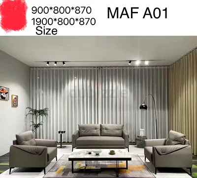 Brand new PU Five seater Office sofa set Available