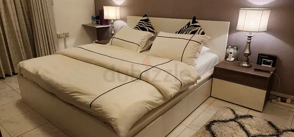 Ikea King size bed with mattress available in perfect condition