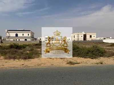 For sale in Al Sharqa Blida area Investment residential land plot with an area of 2471 feet Free ownership for all Arab nationalities Permit