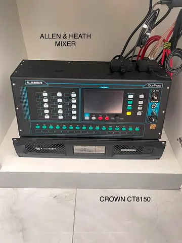 Allen  Heath Qu-Pac 16CH Digital Mixer  Crown CT8150 Power Amplifier