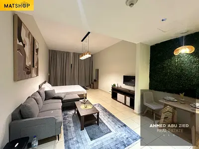 استديو فاخر أول ساكن للإيجار السنوي في أبراج عجمان وان – الراشدية 3. مفروش بالكامل، مطبخ جانبي، حمام، خزائن، باركن، جيم ومسبح. السعر 32,000 / 4 دفعات.