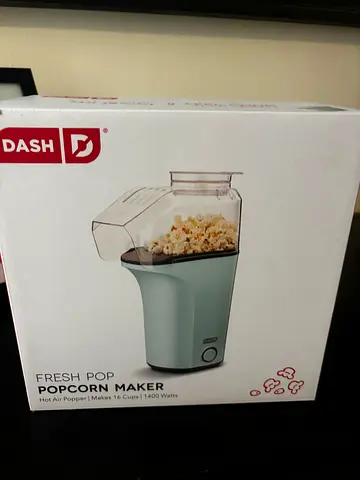 Dash Fresh Pop Hot Air Popcorn Maker - Lightly Used, Boxed