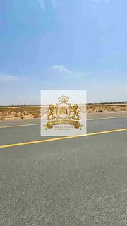 For sale in Sharjah areaBasatin Al Zubair residential landArea 4100 feetGround floor and two-storey 
