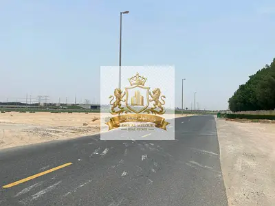 For sale in Sharjah Al Nouf area Residential plot of land, 17,400 square feet Very prime location near Al Jarina Bridge