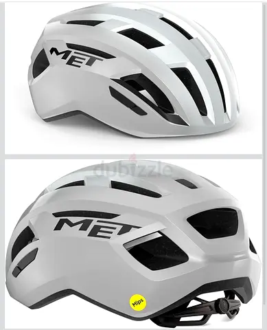 MET MIPS Cycling Helmet in White (( LARGE ))