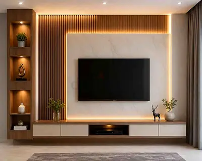 Modern Luxury Media Wall