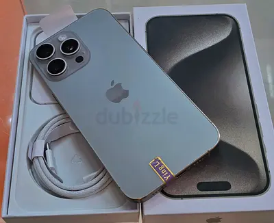 iPhone 15Pro Max Silver - Complete Box, Excellent Condition