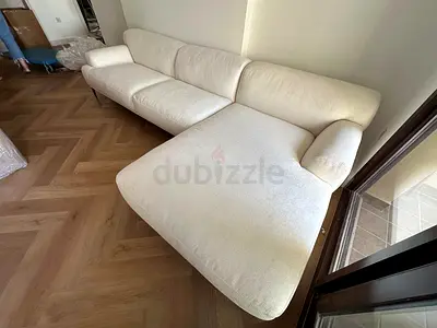 Great Condition Neat And Clean The loom collection amelia L Shape Sofa