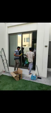 Glass partition