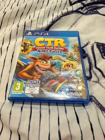 E.g video game( CTR Crash team racing )