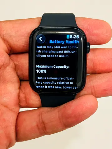Apple watch series 9 - 45 mm gps battery health 100%