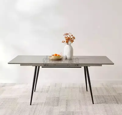 4-6 Seater Extendable Dining Table with 5 Dining Chairs