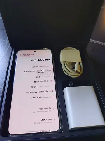 Vivo X200 Pro 512GB 16GB RAM with Accessories