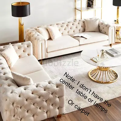 Home-center luxurious tufted sofa set