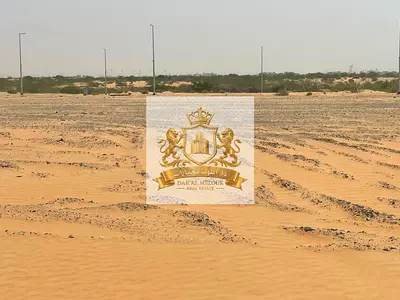 For Sale in Sharjah Muzira area, Rahmaniyah suburb An investment residential plot of 3536 feet A very special location, a corner