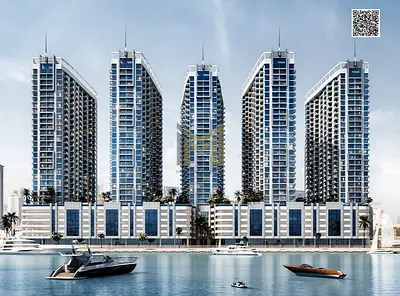 Free Hold Full Creek View 3BHK Apartment in Ajman Creek Tower, 1% Monthly