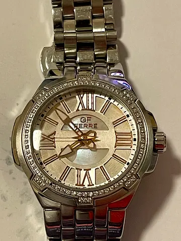 GF womens watch with crystal bezel