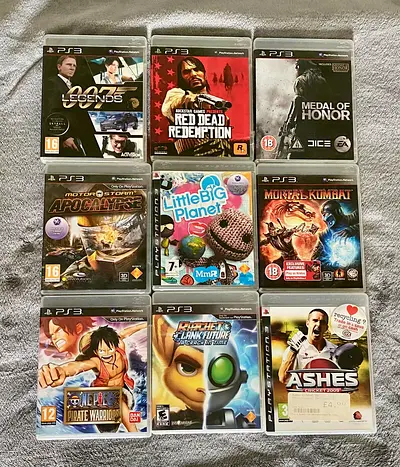 9 PS3 GAMES - SELLING TOGETHER.