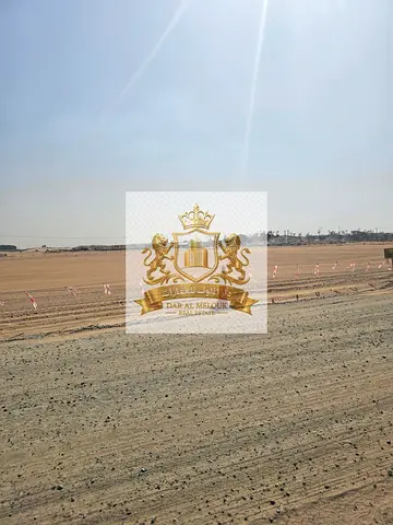 For Sale in Sharjah Al Sahma Area Two Residential Plots Private Location Freehold for all Arab Nationalities Ground Floor and Two-Story Villa Per